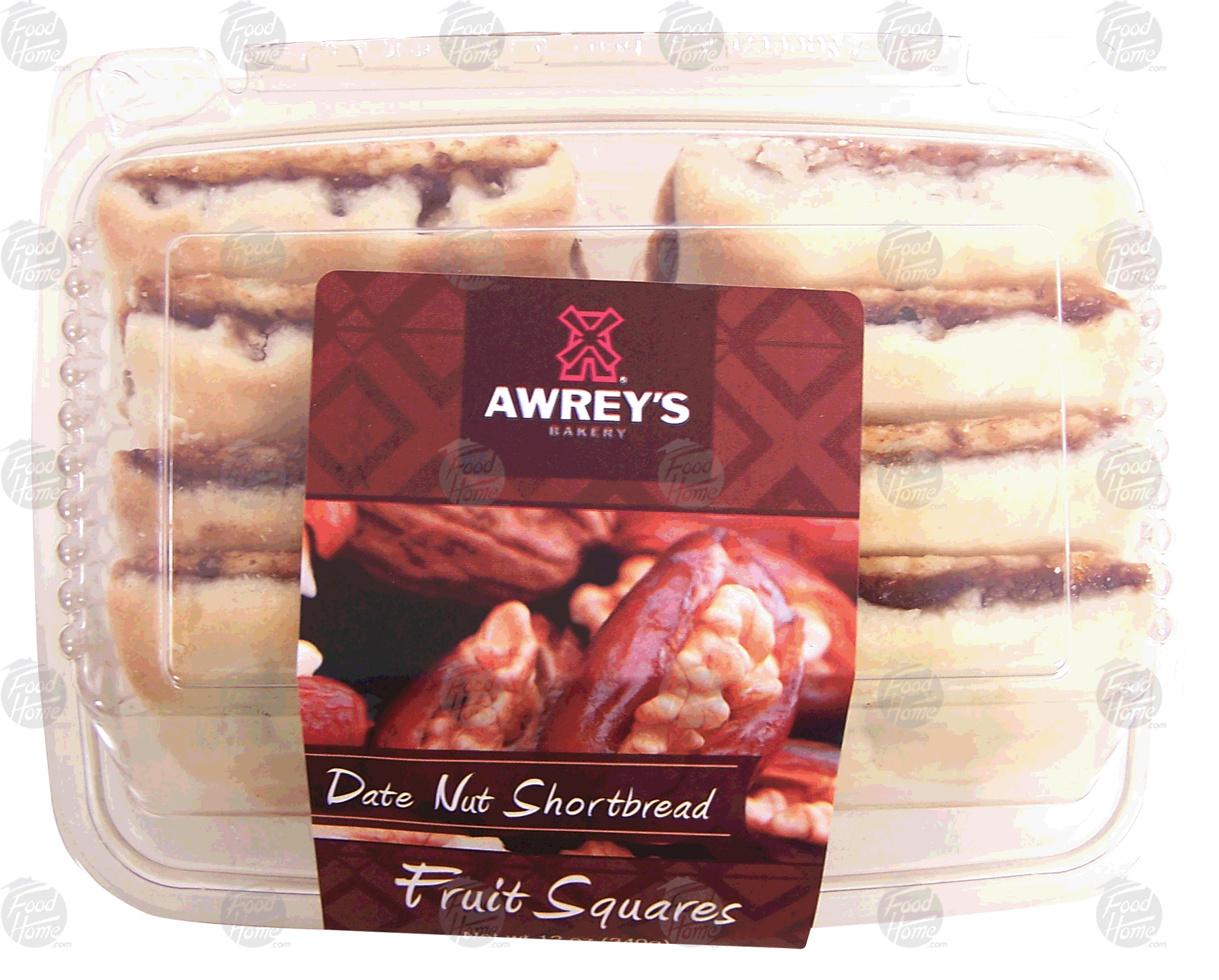 Awrey's Fruit Squares date nut shortbread Full-Size Picture